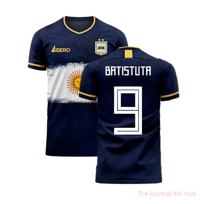 Argentina 2025-2026 Away Concept Football Kit (Libero) (BATISTUTA 9)