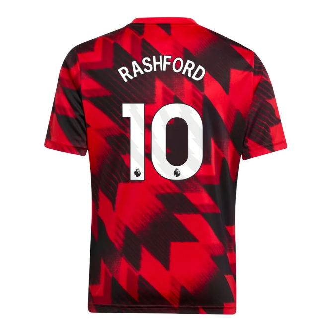 retro 2025-2026 Man Utd Pre-Match Shirt (Red) - Kids (Rashford 10)