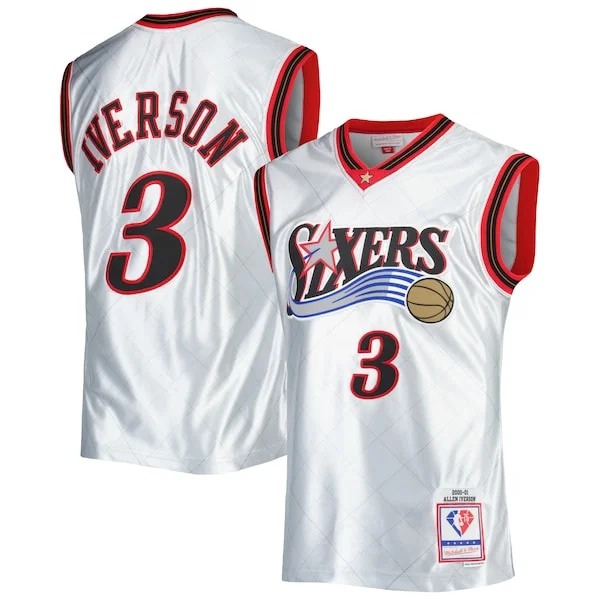Championship Allen Iverson PHI NBA Jersey - Reasonable Price