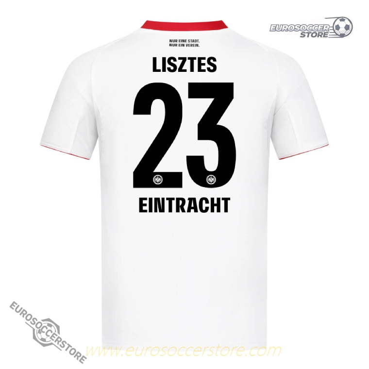 Eintracht Frankfurt's 25-26 Away LISZTES 23 Jersey
