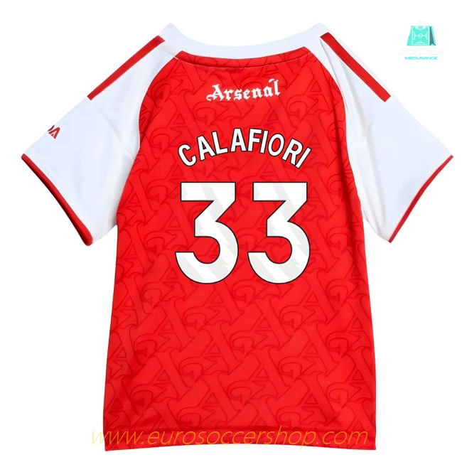 2025-2026 Arsenal Home Baby Kit (Calafiori 33)