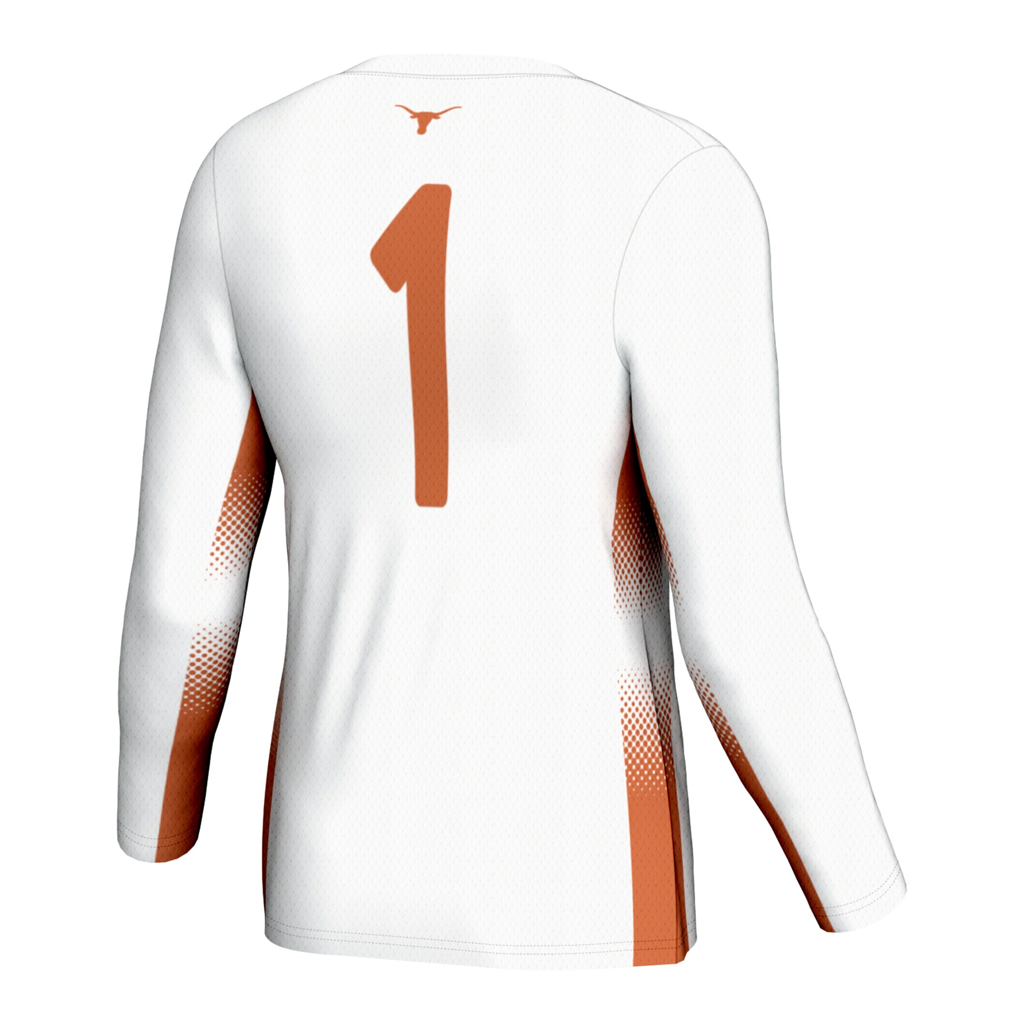 [NJP] Texas Longhorns GameDay Greats Youth Lightweight Women's Volleyball Fashion Jersey - White
