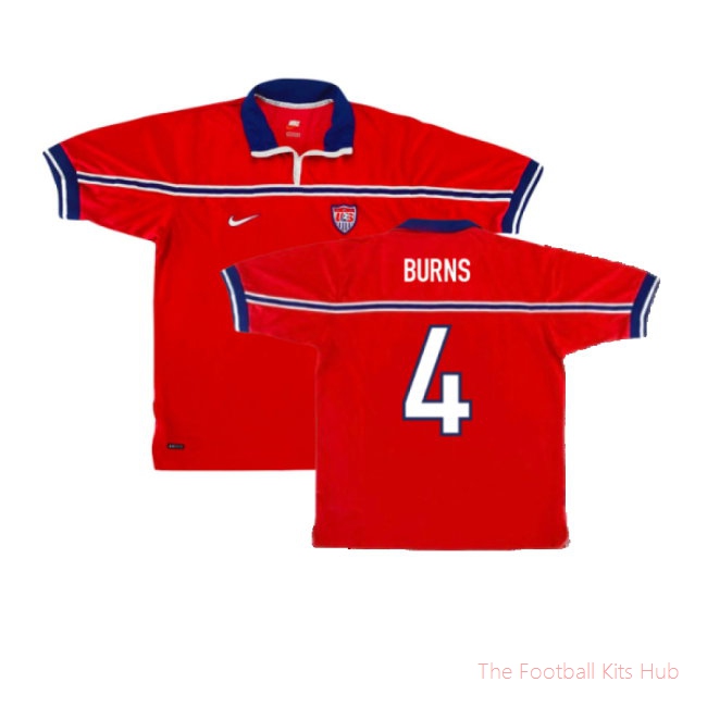 USA 1998-00 Away Shirt (Very Good) (Burns 4)