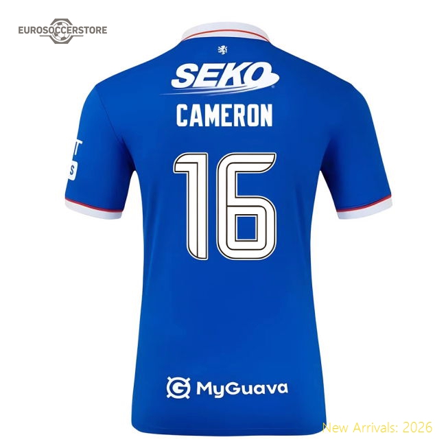 Rangers Children 2025 Home Jersey Shirt Football Fan Supporter Match Day Essential