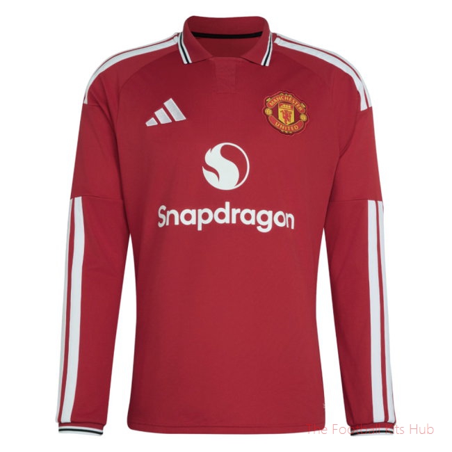 Team Man Utd 2026-2027 Long Sleeve Home Shirt (Cantona 7)