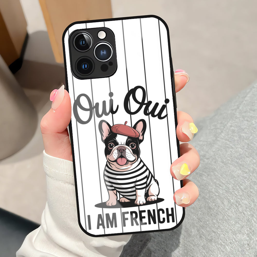 - Frenchie Iphone & Samsung Glass Case Dog Supplies | Durable Build
