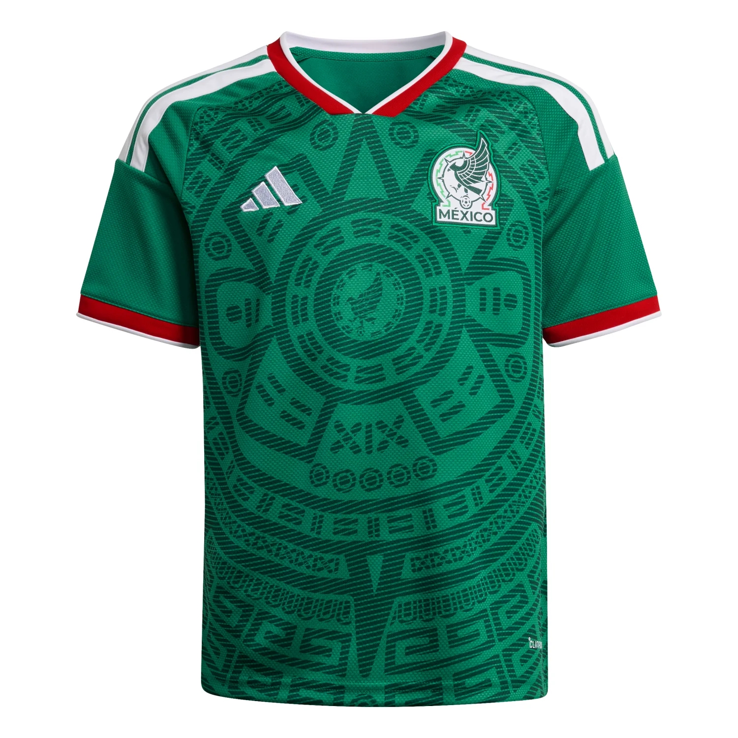 Mexico 2026 Youth Home Jersey | Kids Football Shirt Climacool Green Kit