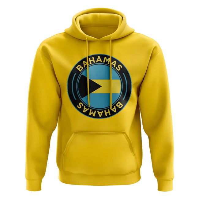 Tournament-Edition Bahamas Football Badge Hoodie (Yellow)