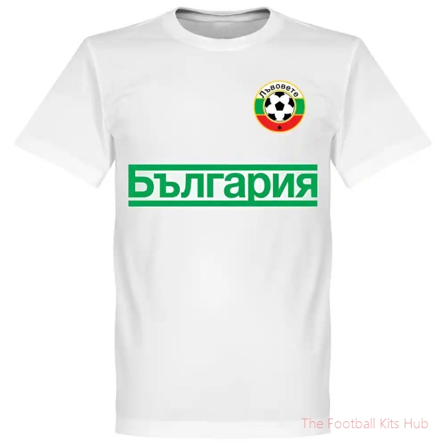 Bulgaria Football Team T-shirt - White