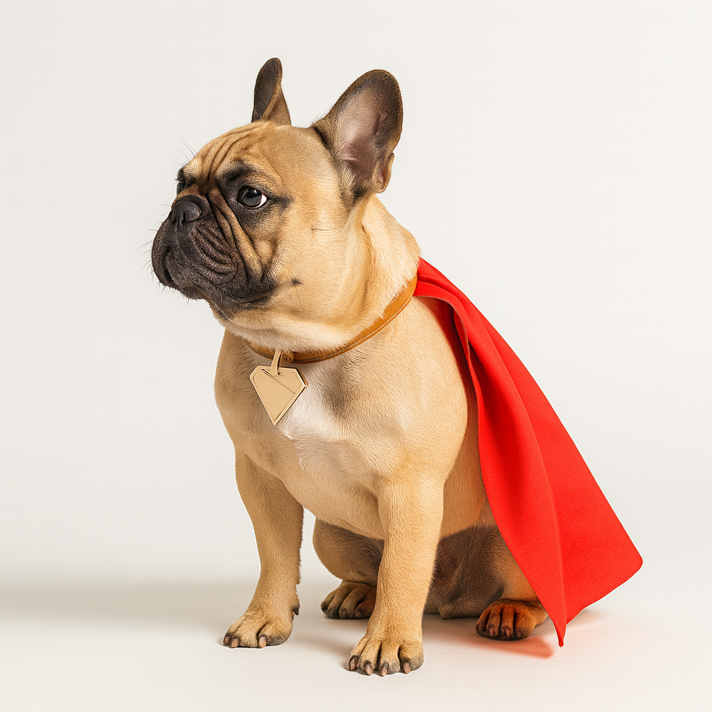 Cosplay Costume – Red Dog Outfit For French Bulldogs | Non-slip Design