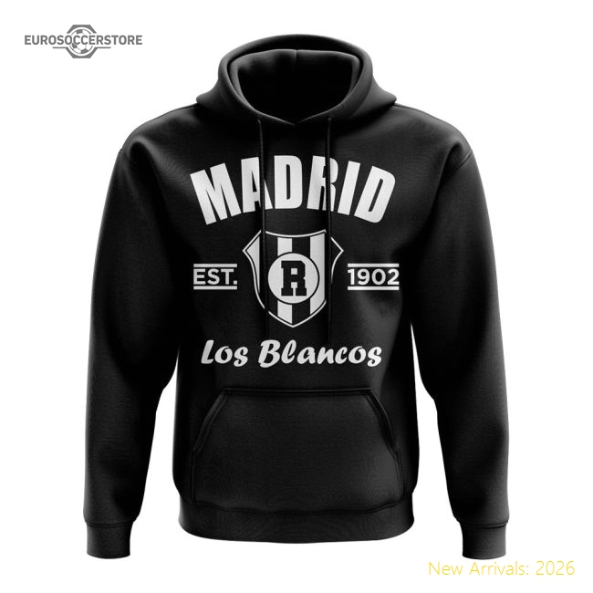Official High-Quality Real Madrid Established Hoody (Black)