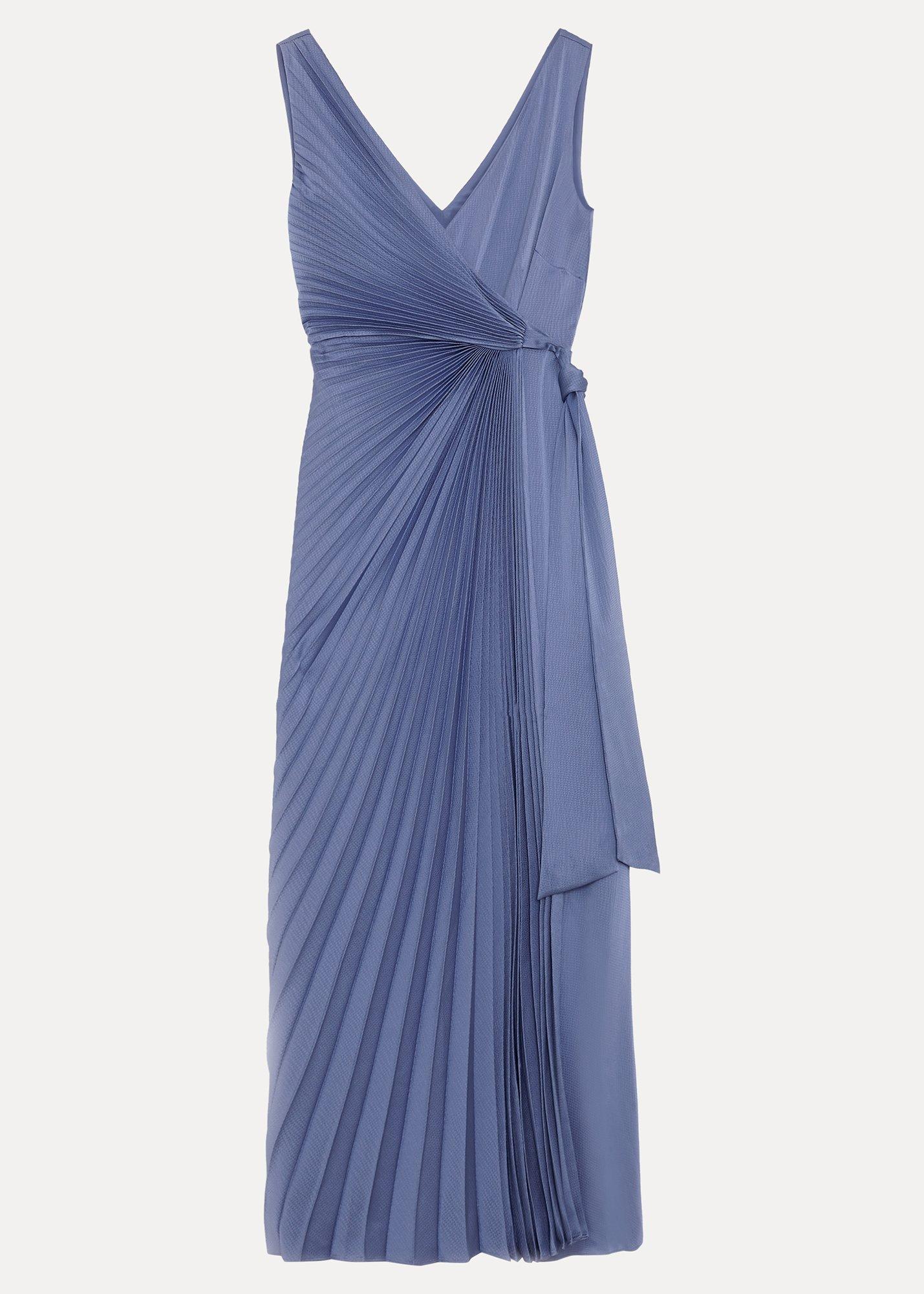Petite Emlyn Wrap Satin Maxi Dress