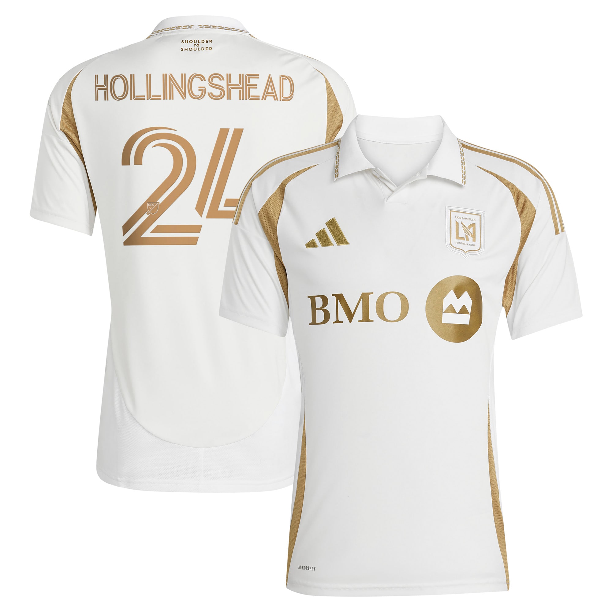 [SJH] Ryan Hollingshead LAFC 2025 Secondary Replica Player Jersey - White