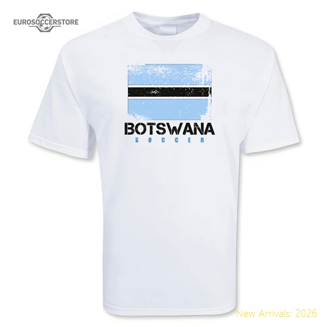 Durable Botswana Soccer 20242025 Regular Tshirt Lightweight