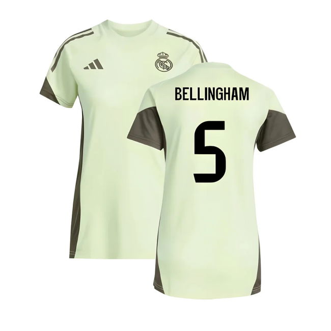 2025-2026 Real Madrid Classic Football Shirt - Womens (Almost Lime)