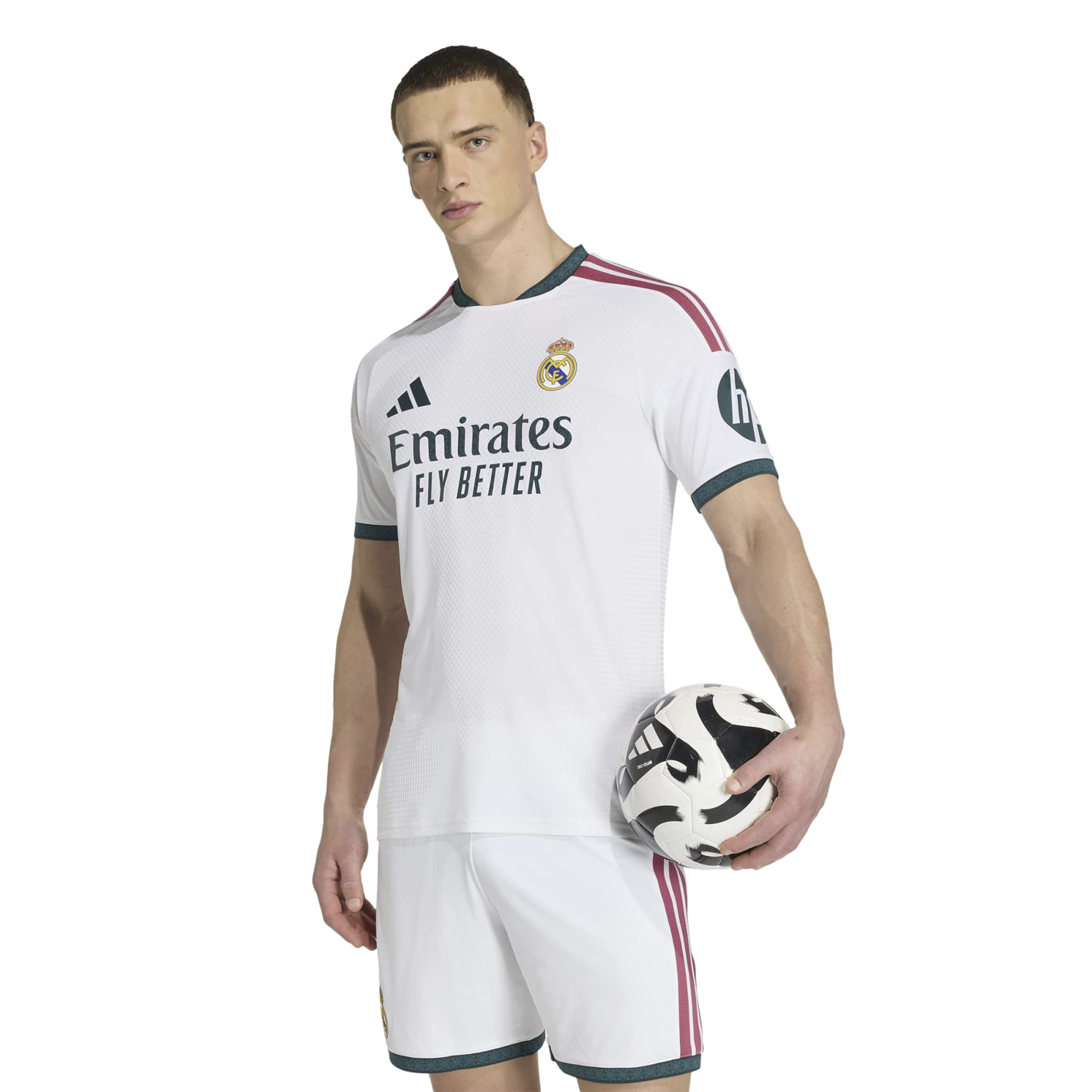 [JED] Youth Real Madrid 2026/27 Home On-Field Authentic Patch Jersey - White