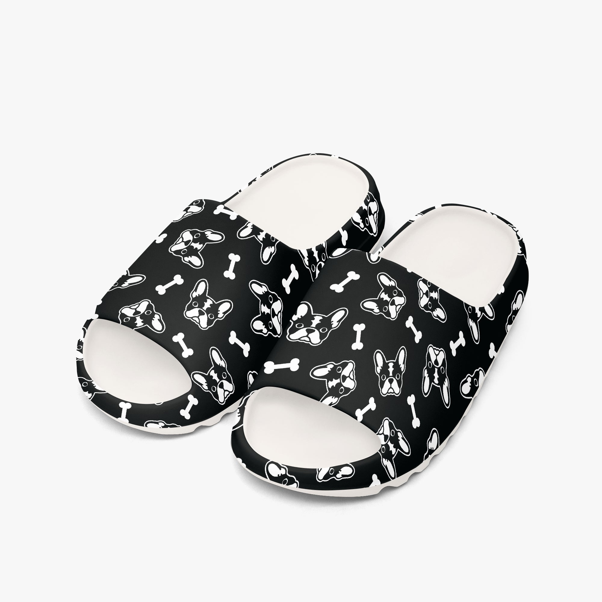 French Bulldog Argento Slide Sandals Frenchie Pet Item
