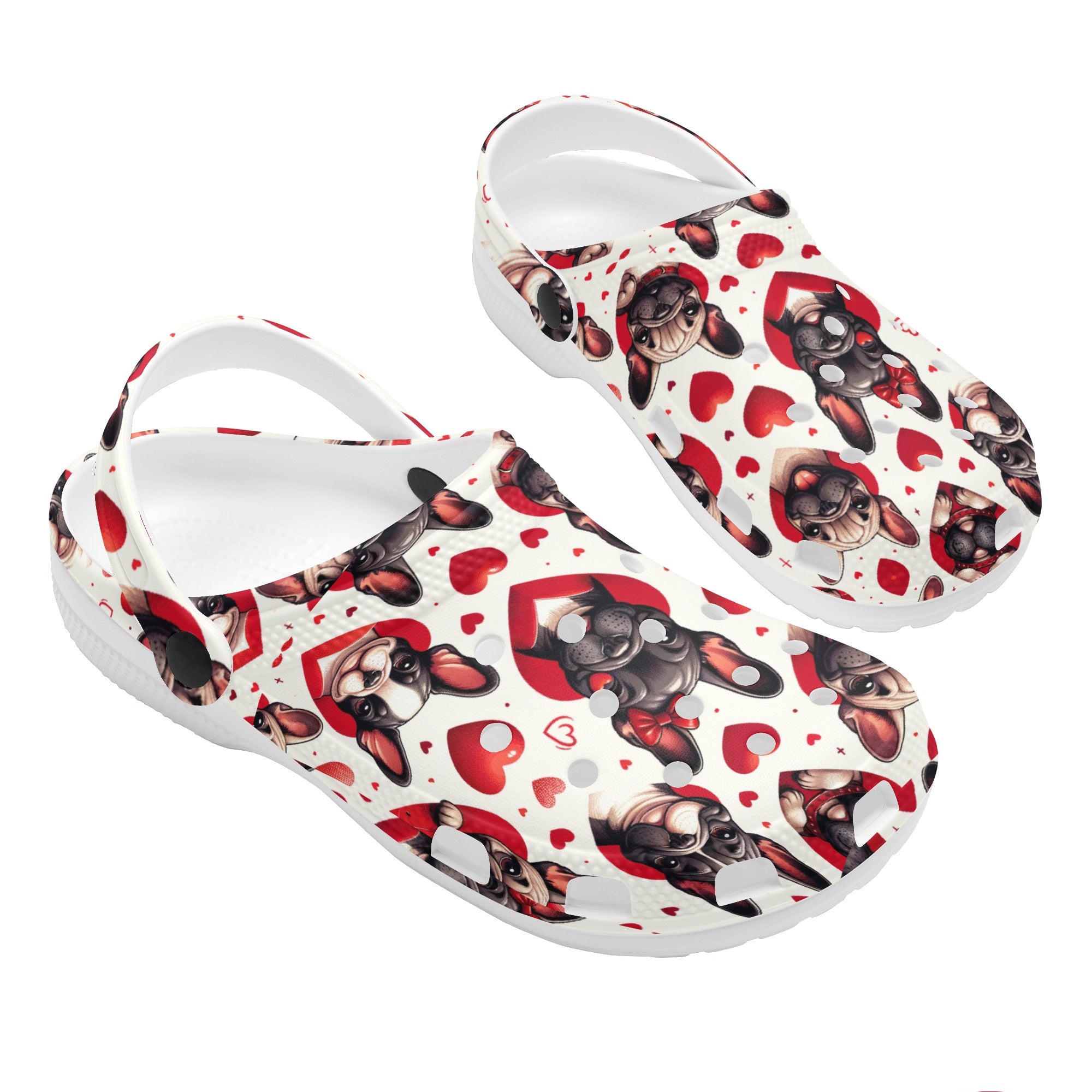 Frenchie-Fan Trendy High-Quality Holly - Unisex Clogs as a Gift Stylish