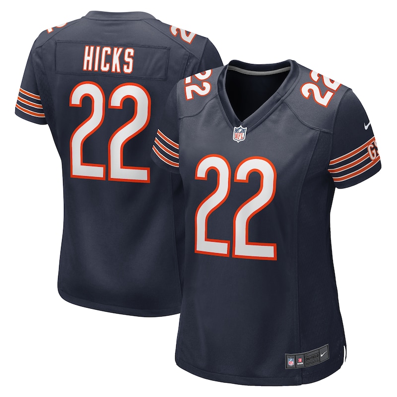 None Elijah Hicks CHI Bears Classic Elite Jersey for NFL Fans