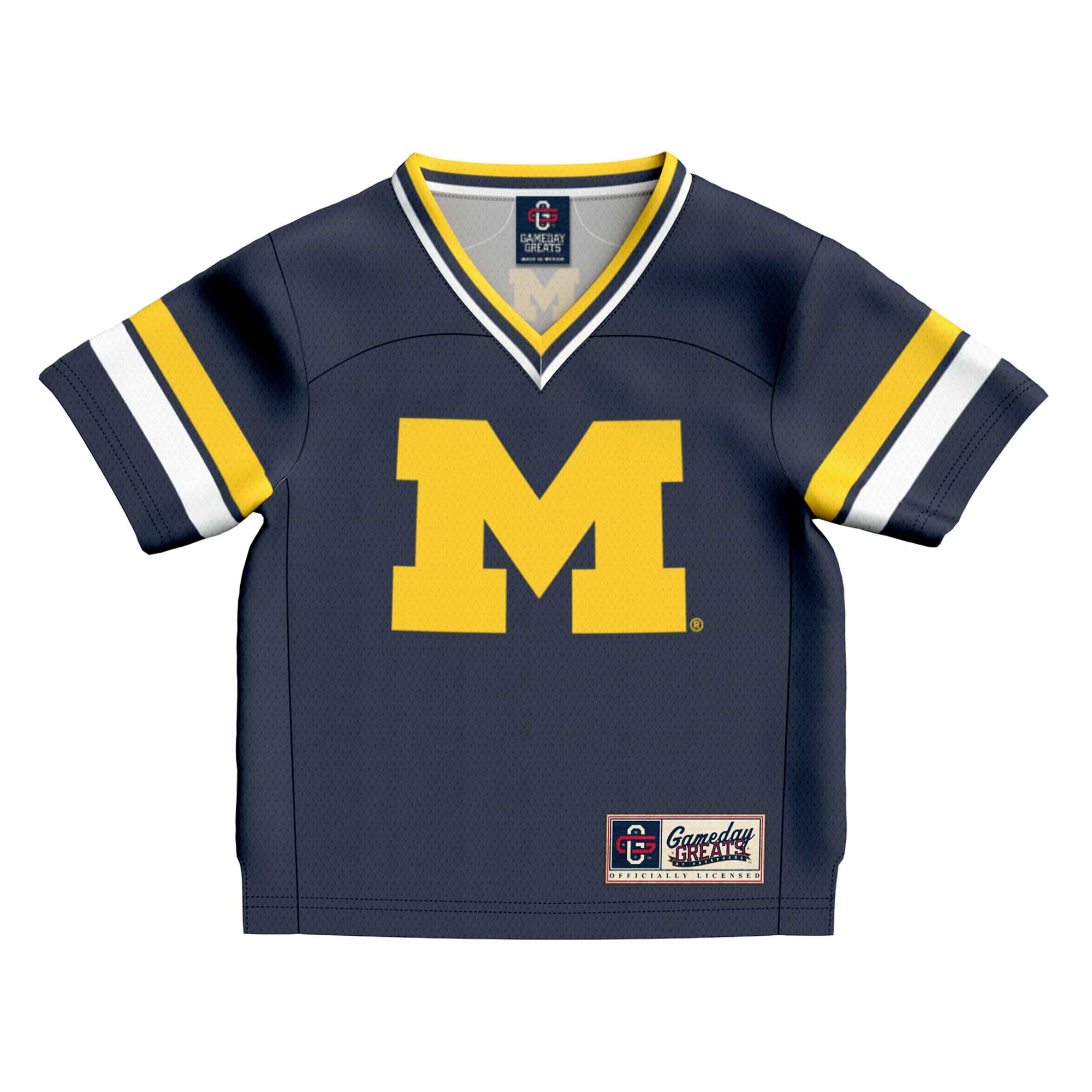 #1 Michigan Wolverines GameDay Greats Infant Collegiate Football Fashion 26/27 Football Jersey - Navy