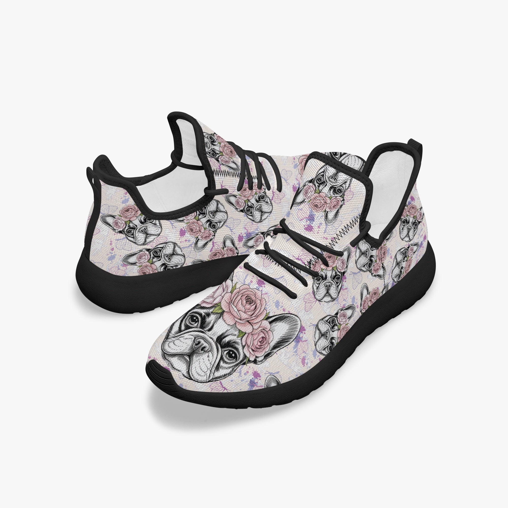 French Bulldog Lover Dumpling Classic Sneakers Stylish Walking Shoes