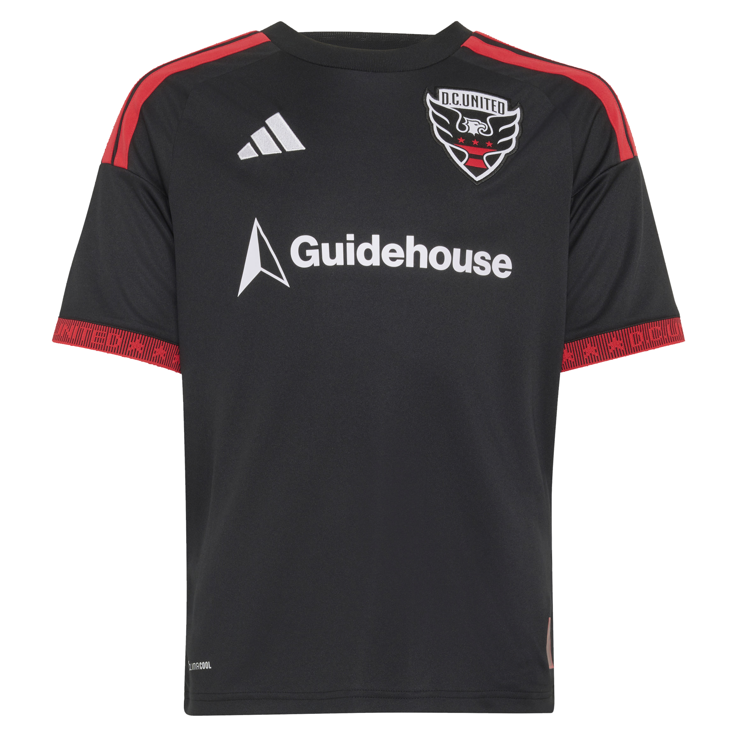 [JED] D.C. United Youth 2026 Black-and-Red Kit Replica Jersey - Black