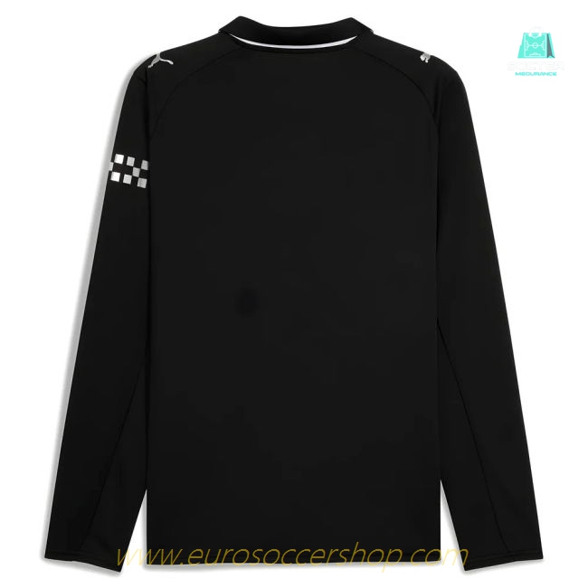 2025-2026 Man City Long Sleeve Away Shirt (De Bruyne 17)