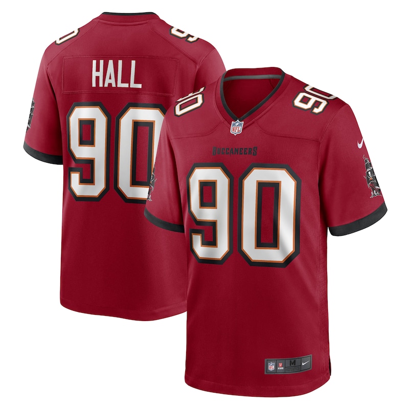 None Logan Hall TB Buccaneers Victory Official Jersey Game Day Wear