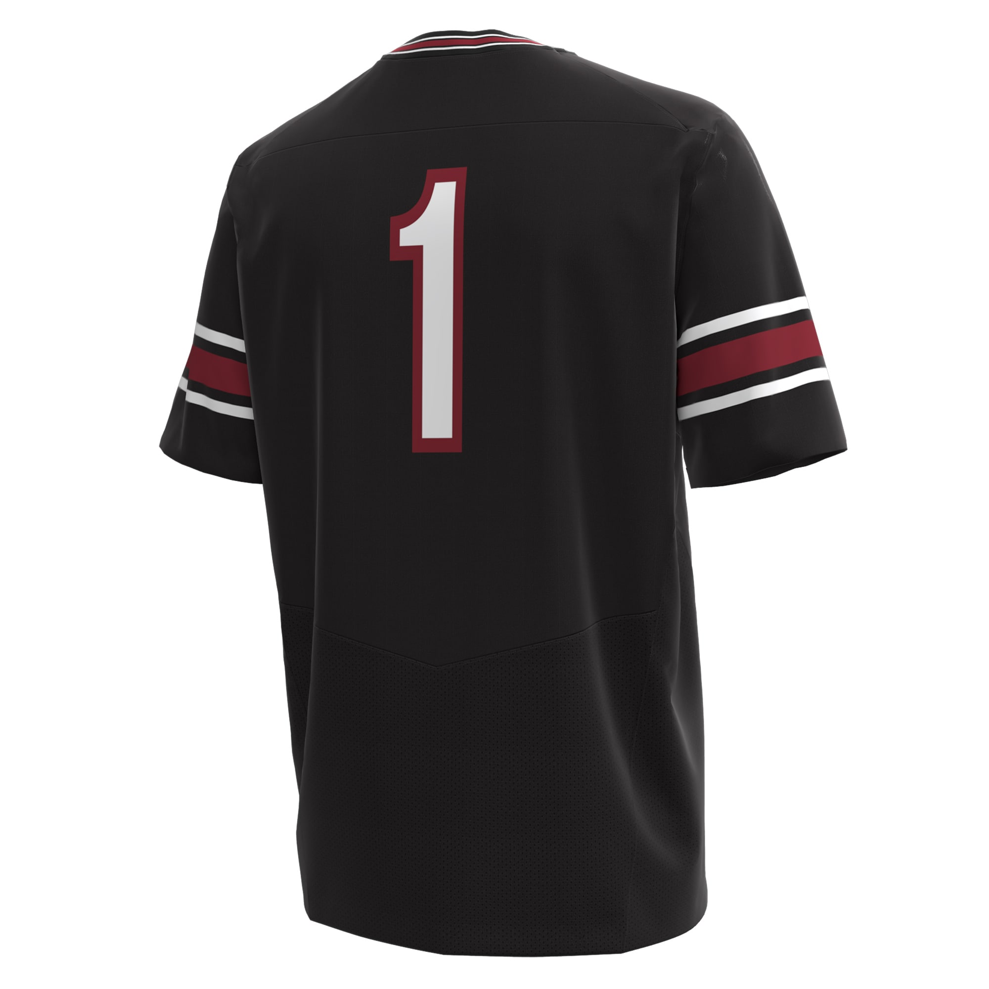 #1 South Carolina Gamecocks Replica Football Jersey - Black