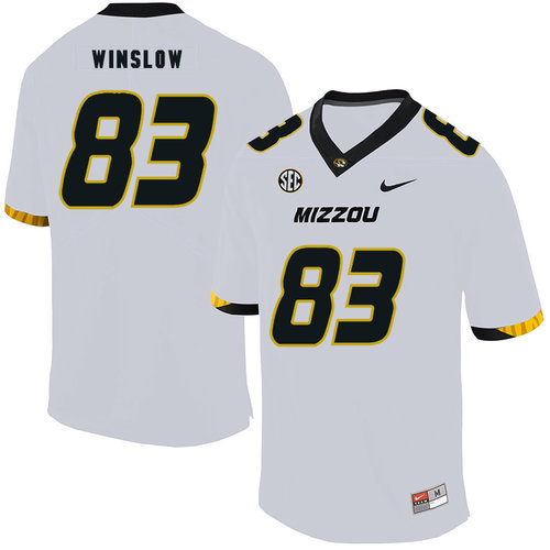 Men's None White 2024 authentic Kellen Winslow #83 moisture wicking