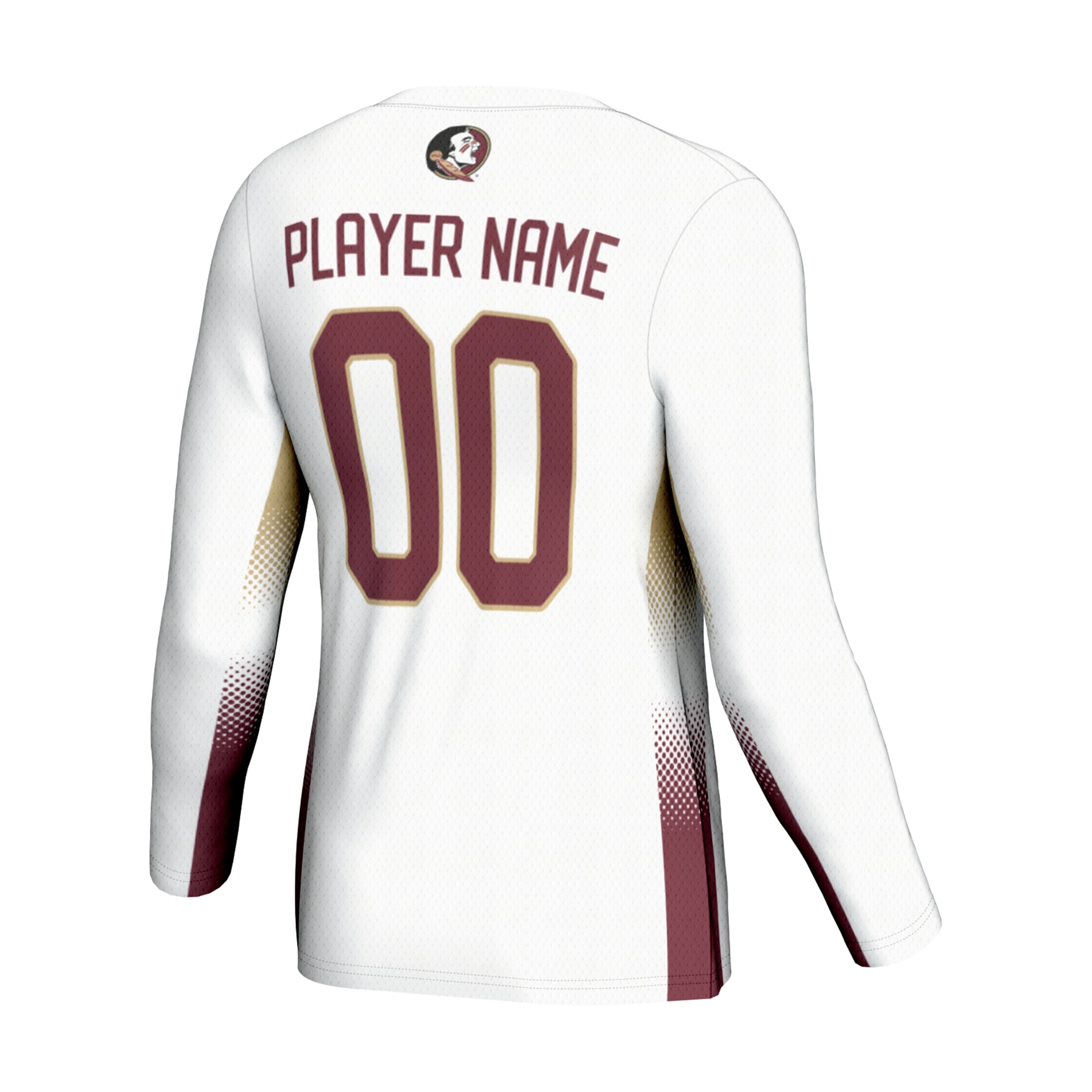 [NJP] Florida State Seminoles GameDay Greats Youth NIL Lightweight Volleyball Jersey - White