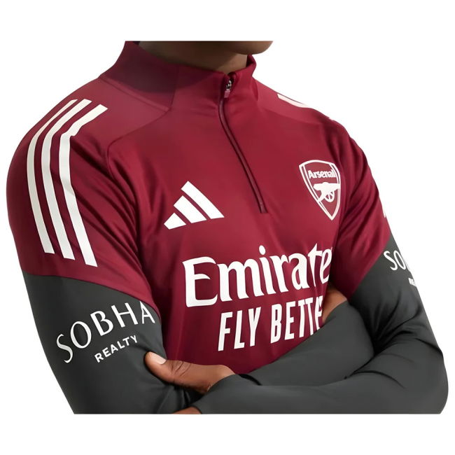2025-2026 Arsenal EU Training Top (Burgundy)