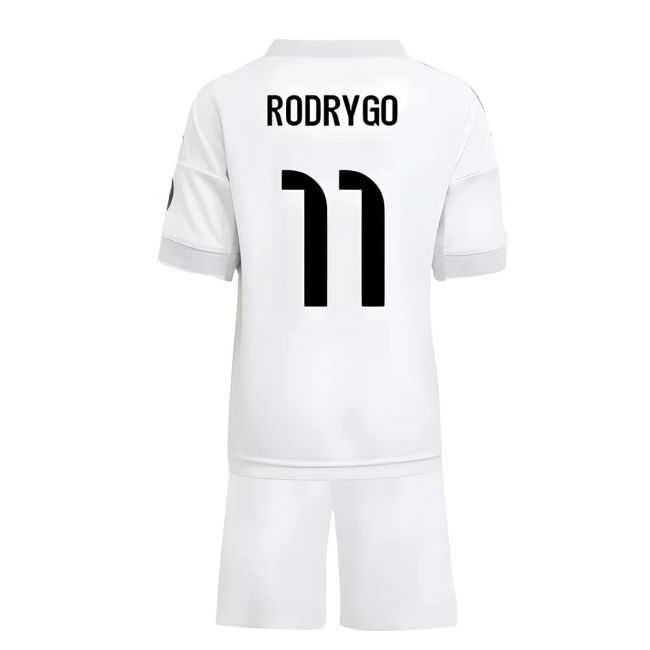 Camiseta Real Madrid 2025-2026 Local Hombres - Oficial Con Rodrygo 11