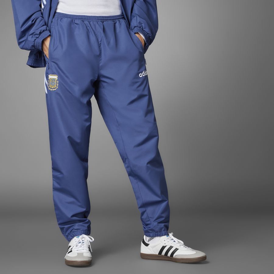 Argentina Track Bottoms Woven 1994 Blue In Multiple Adult Sizes