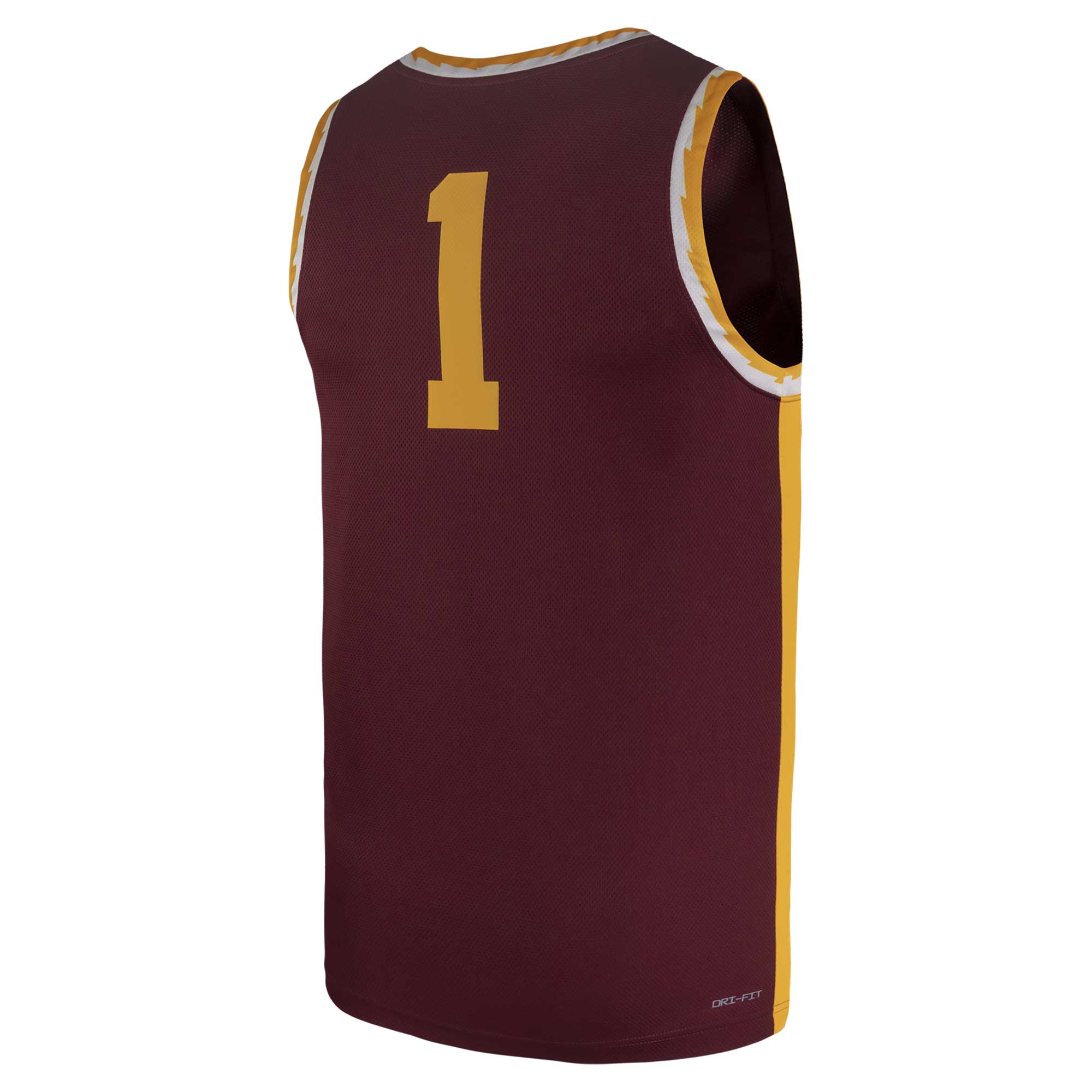 [NJP] Minnesota Golden Gophers Team Replica Basketball Jersey - Maroon