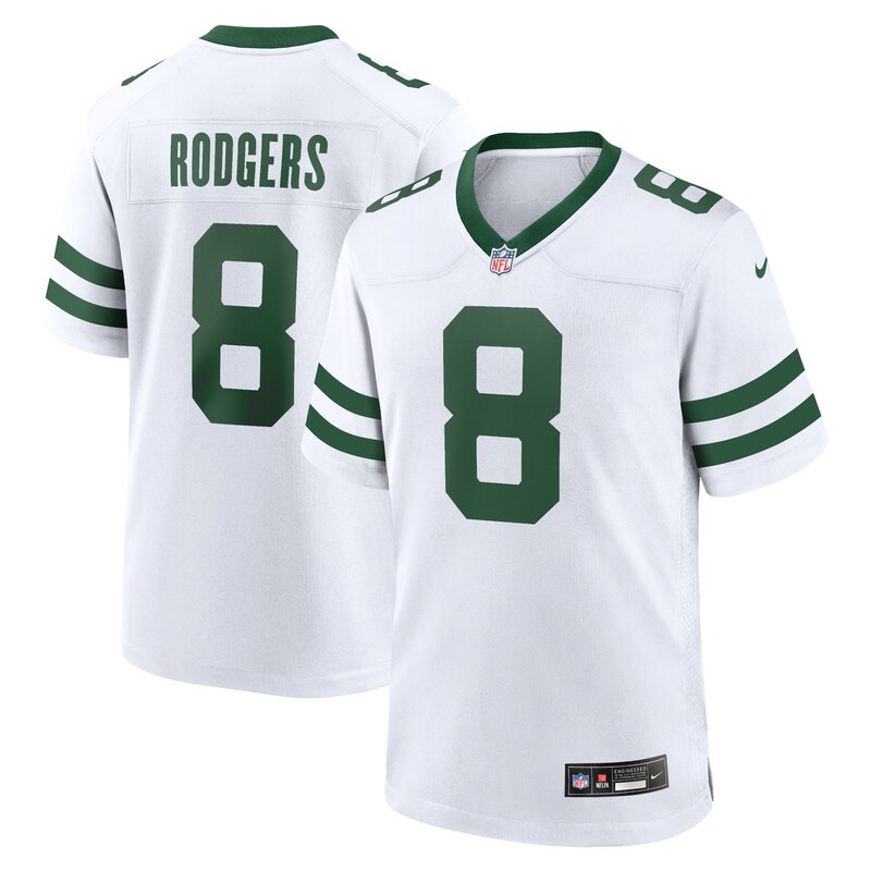 None Aaron Rodgers Champion NY Jets Elite Jersey Game Day Wear