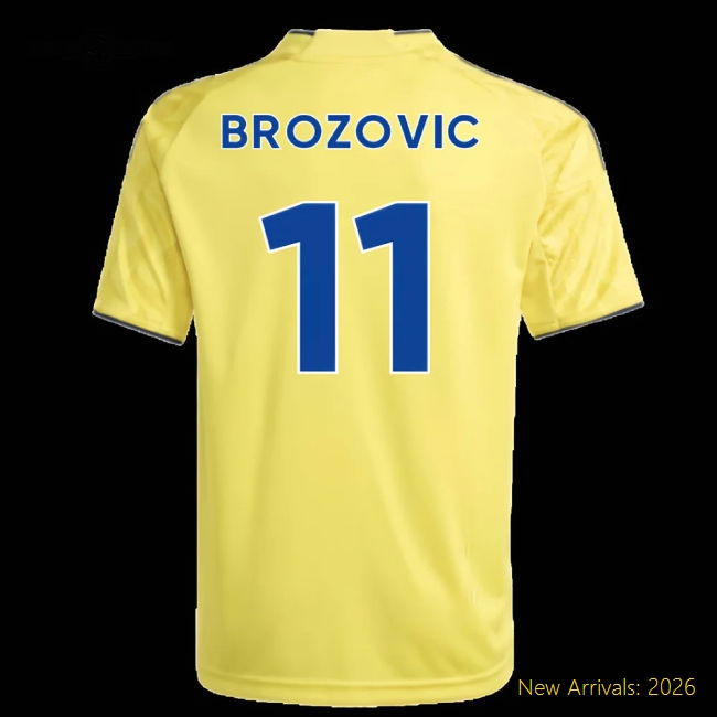 Football Team Brozovic Breathable Kids Jersey Kids-safe Technology