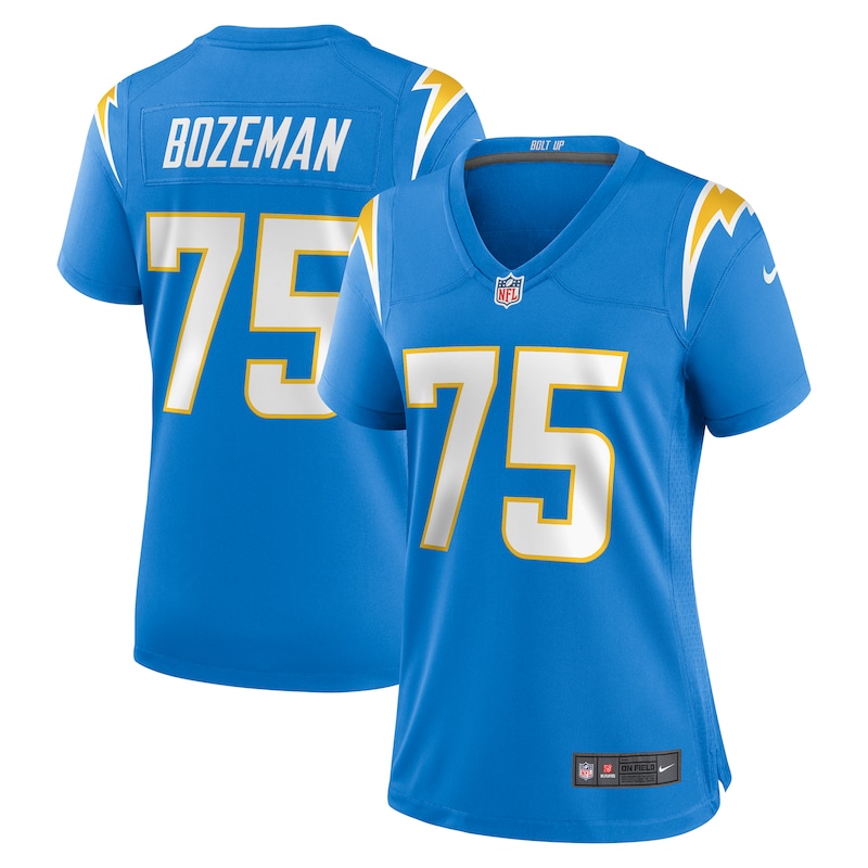 None Bradley Bozeman LA Chargers Modern Durable Jersey Game Day Wear