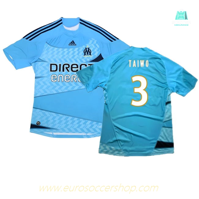 Marseille 2009-10 Away Shirt ((Excellent) M) (Taiwo 3)
