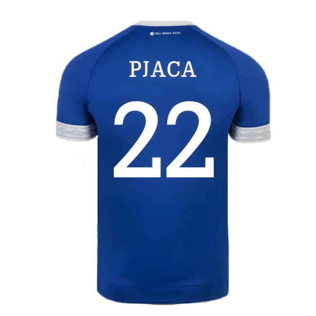 2018-19 Schalke Home Shirt ((Mint) (Mint) Lightweight Stretch Fabric
