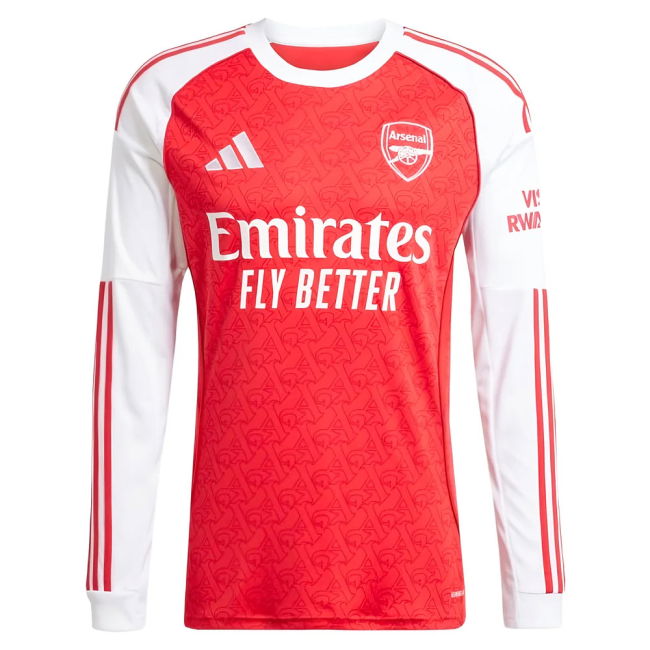 2025-2026 Arsenal Long Sleeve Home Shirt (Rice 41)