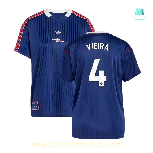 Arsenal Terrace Icons Shirt (Navy) (Vieira 4)
