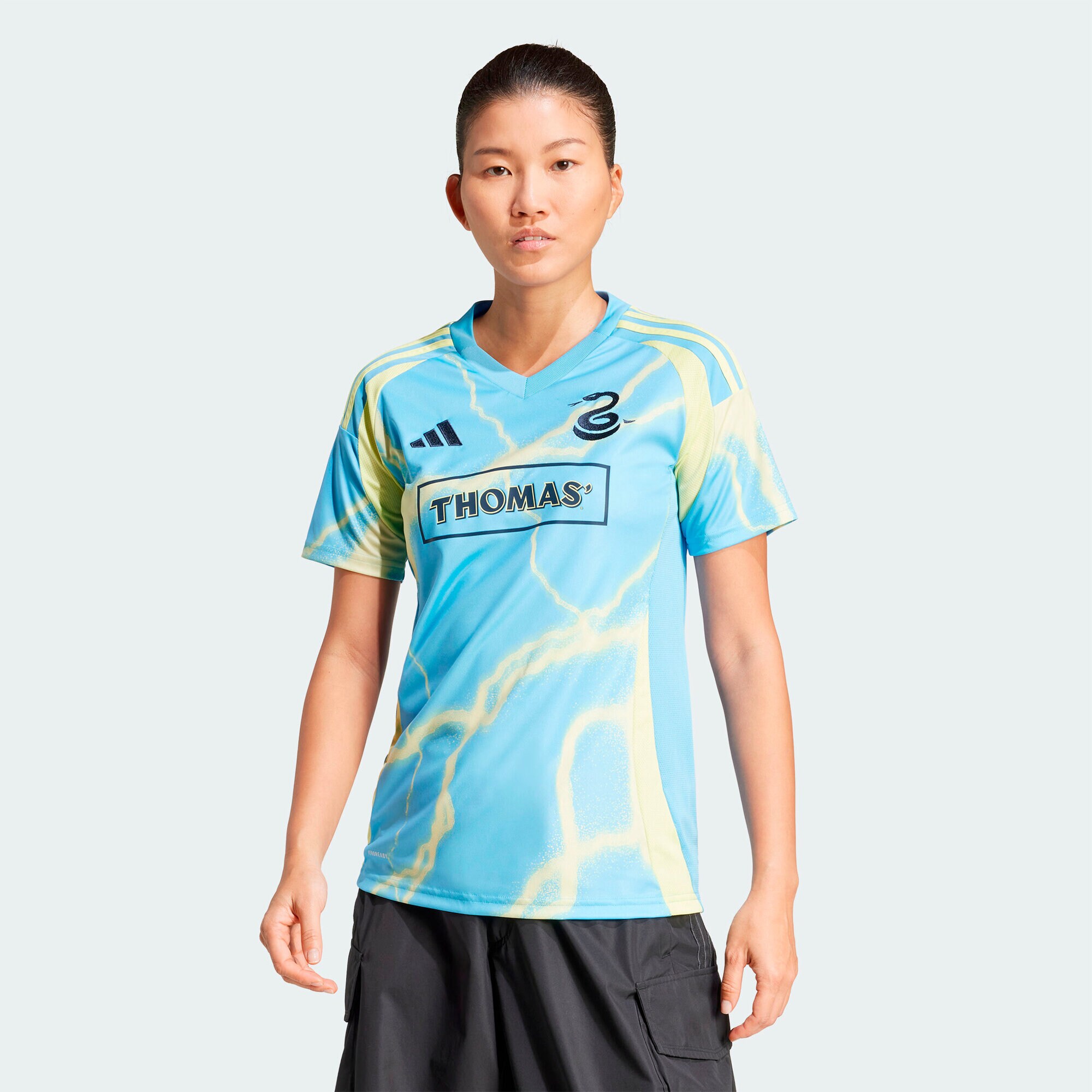 [JED] Philadelphia Union Women's 2025 The Voltage Kit Replica Jersey - Blue