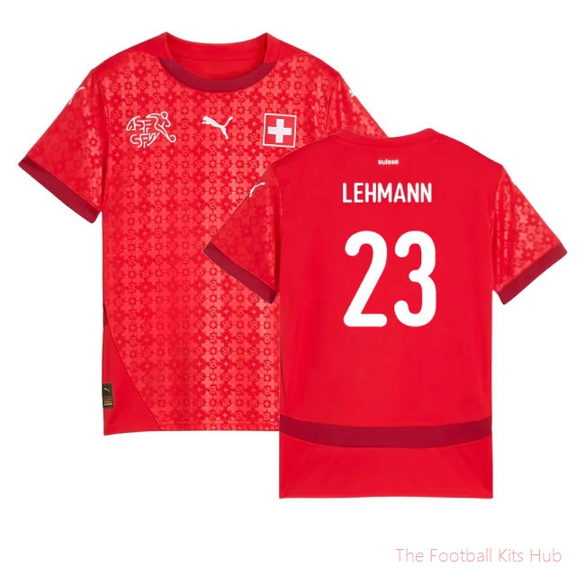 2025 Switzerland EUR25 Home Shirt (Kids) (Lehmann 23)