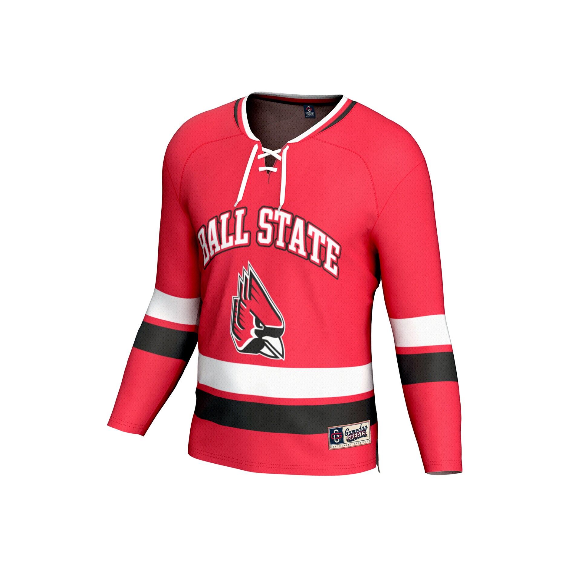 [DDG] Ball State Cardinals GameDay Greats Youth Spirit Hockey Jersey - Cardinal