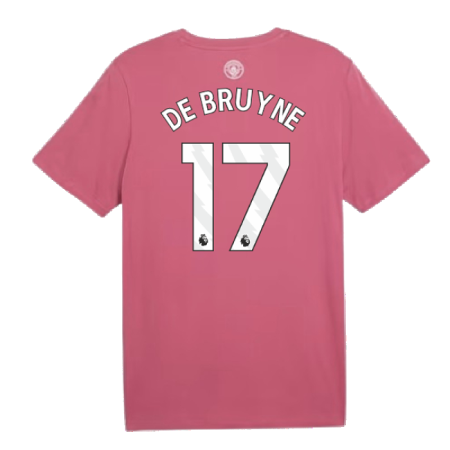 De Bruyne 17 Match Quality Man City 2024-2025 Home Kit