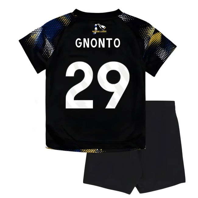Faithful Leeds Leeds United Third Baby Kit Gnonto #29 Durable Mate...