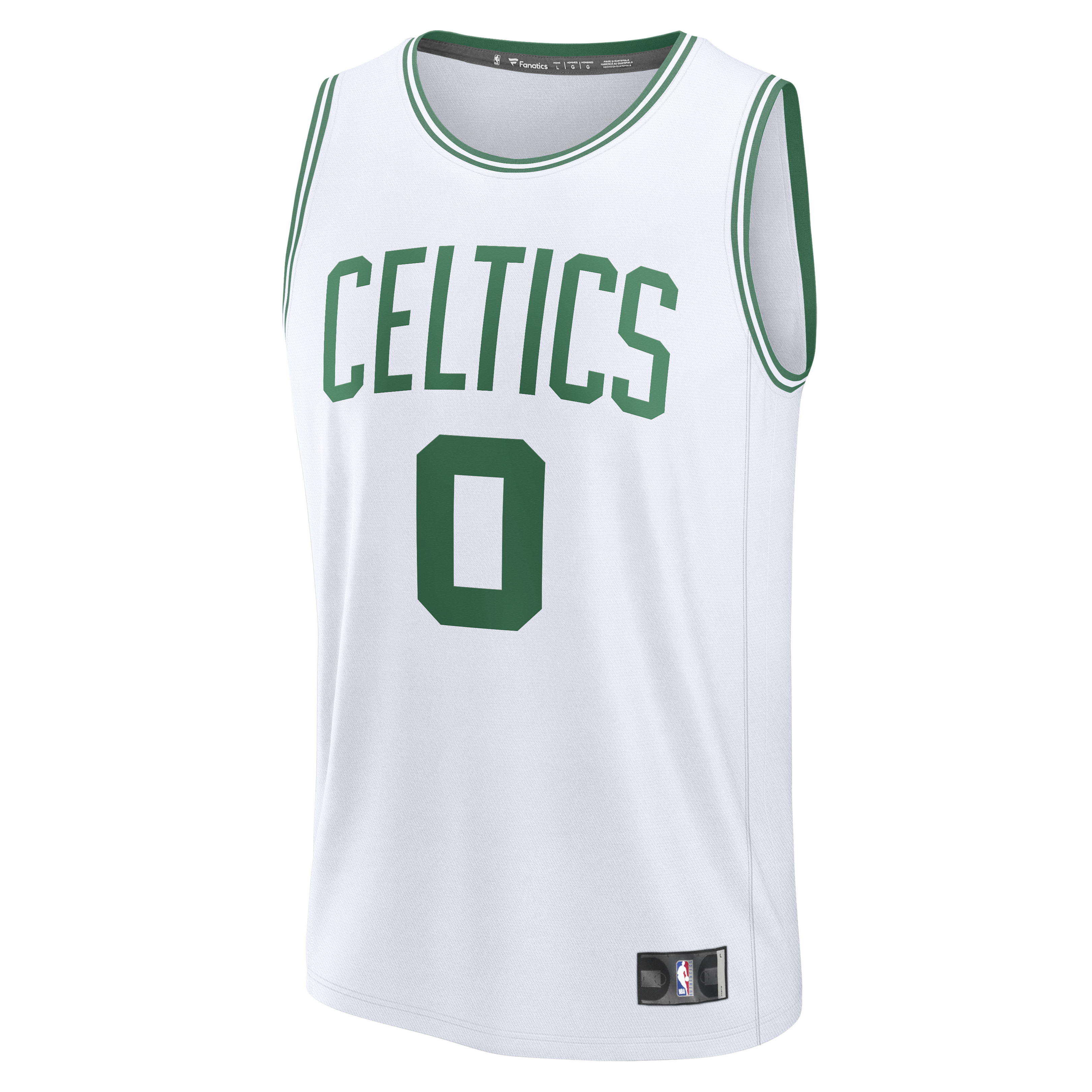 [LK] Jayson Tatum #0 Boston Celtics Fast Break Replica Player Jersey - Association Edition - White