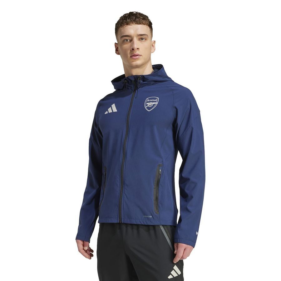 Arsenal Training Travel Jacket Tiro 25 Competition Vis Tech Travel Nig