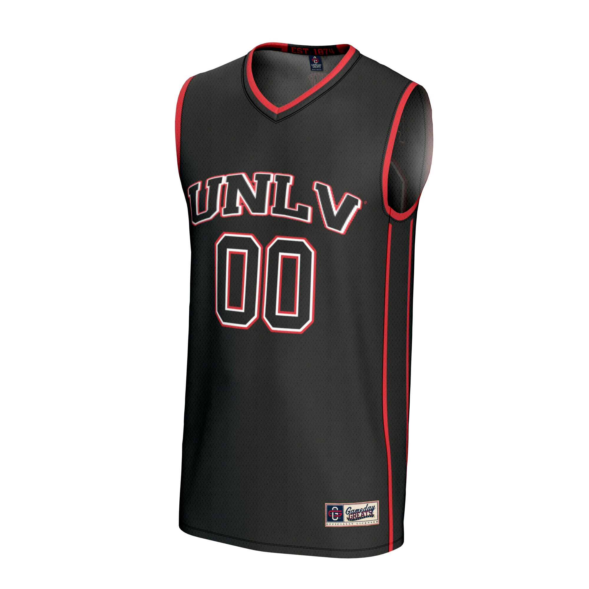 UNLV Rebels GameDay Greats Unisex Women's Basketball NIL Pick-A-Player Lightweight Women's Basketball Fashion Jersey - Black